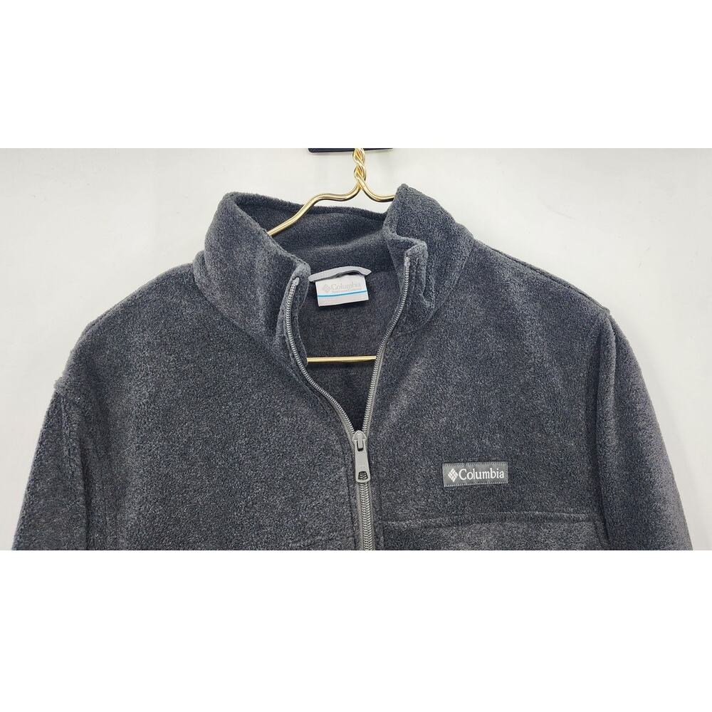 New‎ NWT Columbia Mount Grant Fleece Full Zip Dark Grey Size Small - Picture 3 of 7
